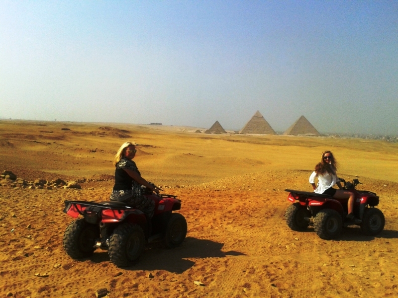 Desert Safari by Quad Bike Around Pyramids