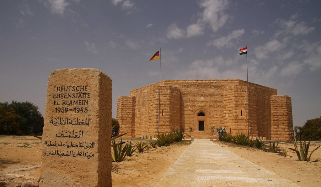 Alamein all tombs Italian , German , Commonwealth