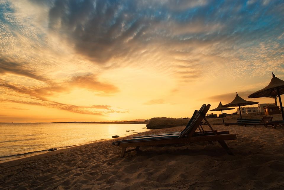 Day on the beach from sharm port