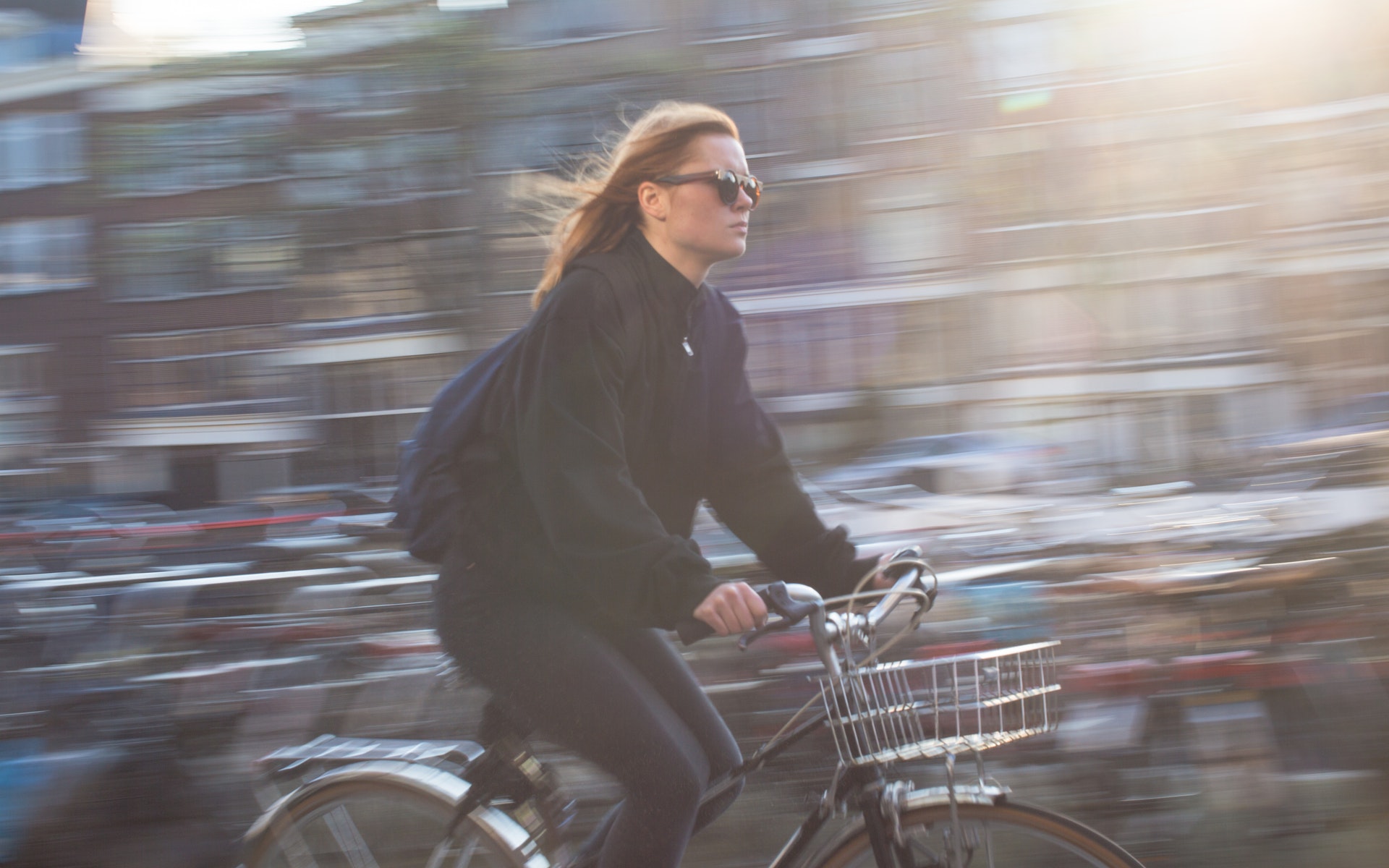 On the bike through Alexandria