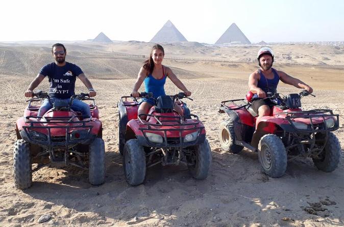 Desert Safari by Quad Bike Around Pyramids